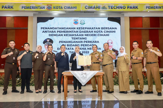 Penandatanganan Kesepakatan Bersama Antara Pemerintah Daerah Kota Cimahi
 Dengan Kejaksanaan Negeri Cimahi