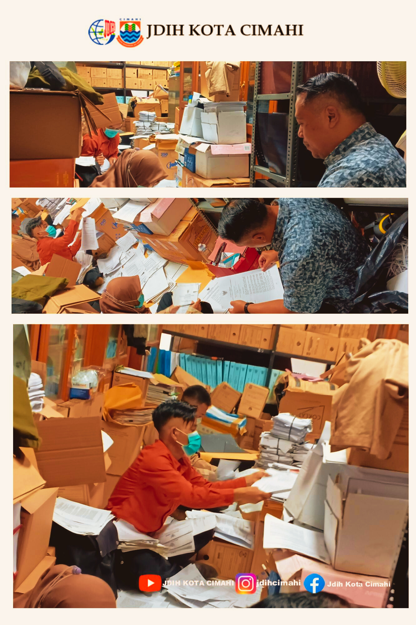 Penataan Arsip Bagian Hukum Sekretariat Daerah Kota Cimahi